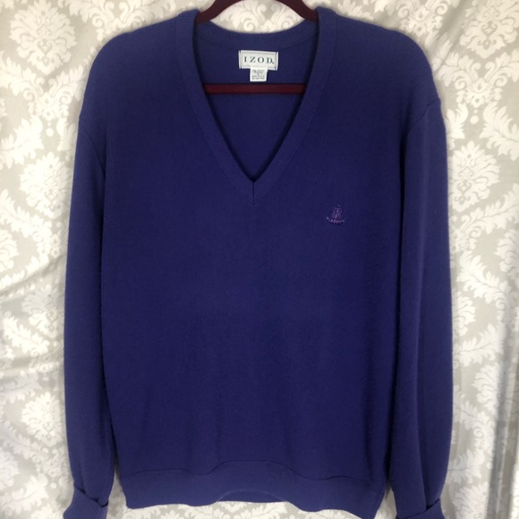 Vintage Izod V Neck Men’s L - Picture 6 of 14